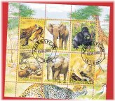 Azerbaijan 2008 Animals Souvenir Sheet of 6