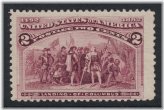 Columbian Exposition Landing of Columbus Mint Stamp