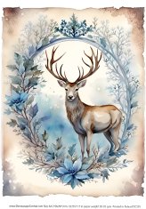 Winter Wonderland Stag Paper