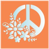 Boho Love Daisy Stencil