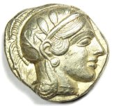 Athena Owl Tetradrachm Silver Coin