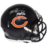 Mike Singletary Autographed Chicago Bears HOF Mini Helmet