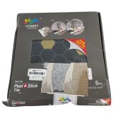 Brushed Black Aluminum Stainless Steel Mosaic Tiles