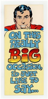 Vintage DC Comics Greeting Card from 1978