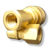 Brass Quick Disconnect Coupler Set for Carpet Cleaning Equipment