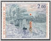 Monet's Sunrise Stamp