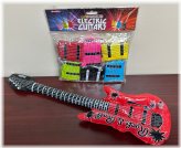 Neon Rock and Roll Electric Guitars