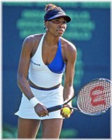 Glossy Venus Williams Tennis Memorabilia Print