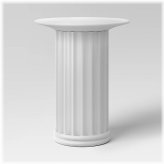 Whitewash Plaster Accent Table