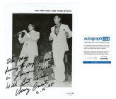 The Lawrence Welk Show" Clarinet Autographed Photo by Henry Cuesta