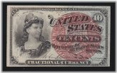 10¢ Fourth Issue Fractional Currency Note - FR 1261, Choice CU