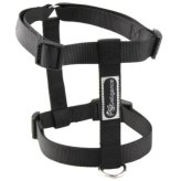 Midnight Walk Bundle - Set of 10 Medium Black Nylon Dog Harnesses