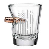 Patriotic Bullet Shot Glass