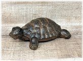 Rustic Iron Turtle Figurine
