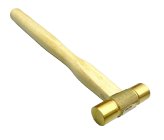 Brass Craft Hammer with Soft Flat Face for Precise Metalworking