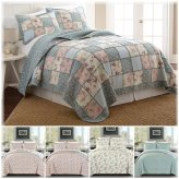 Vintage Garden 3-Piece Cotton Bedspread Set