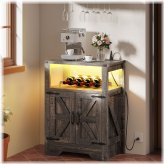 Rustic Barn Door Cabinet