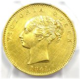 British India Victoria Gold Mohur Coin