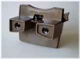 Vintage Tan View-Master Viewer with Clean Lenses