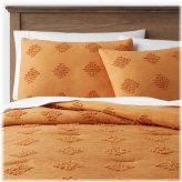 Golden Crinkle Diamond Comforter Set