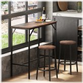 Rustic Oak Bistro Set