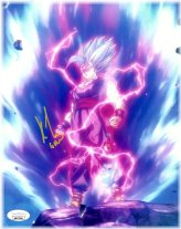 Dragon Ball Super Heroic Gohan Autographed Photo by Kyle Hebert