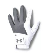 Medal Golf Gloves - White/Gray by Under Armour