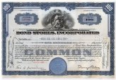 Blue Maryland Bond Stores Certificate