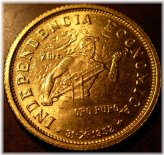 Revolutionary Bolivian Gold Coin