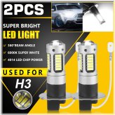 White Beam Fog and Driving LED Bulbs - Dual Pack