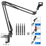 Suspension Boom Scissor Arm for Precise Microphone Positioning