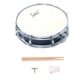 Black Poplar Pitched Snare Drum by Glarry - 13x3.5 Inch