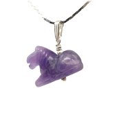 Majestic Amethyst Equine Necklace