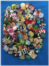 Magical Disney Pin Collection: 100 Unique Treasures with Free Priority Shipping