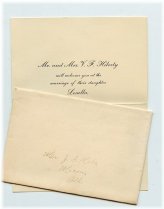 Family Heirloom Wedding Invitation - HILVETY / WILLOUGHBY