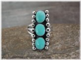 Turquoise Row Ring by Sadie Jim