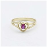 Golden Heart Toe Ring