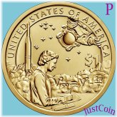 Space Exploration Tribute Sacagawea Dollar