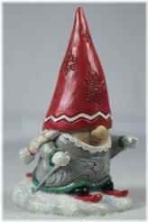 Frosty Gnome with Braids Figurine