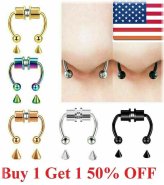 Magnetic Fashion Click-On Nose and Ear Accessories