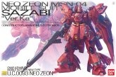 Gundam Sazabi Master Grade Model Kit