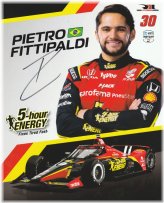 Indy 500 Hero Autographed Photo Card by Pietro Fittipaldi