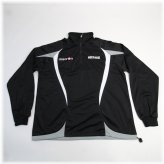 Black and White Pennine United Soccer Pullover with 1/4 Zip