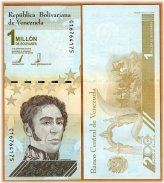 Million Bolivares Banknote from Venezuela, 2020 Edition