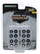 GreenLight Dually Driver Wheel and Tire Accessory Pack for Pickup Trucks
