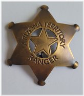 Arizona Territory Ranger Badge