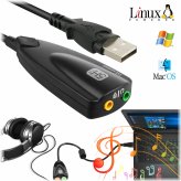 AudioLink USB Stereo Adapter with 7.1 Surround Sound