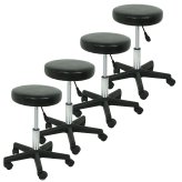 ErgoGlide Adjustable Stool Set