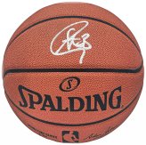 Golden State Warriors Signed Spalding Basketball by Stephen Curry