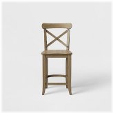 Driftwood X-Back Stool
